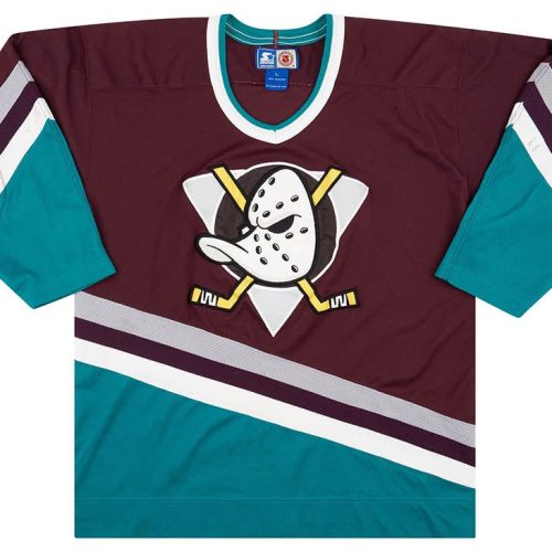 1994-96 ANAHEIM DUCKS STARTER JERSEY (AWAY) L