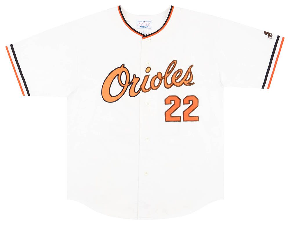 1990's BALTIMORE ORIOLES PALMER #22 STARTER THROWBACK JERSEY L 1 CAS 06 04 23 68