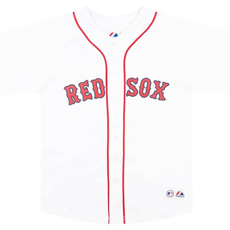 2005-08 BOSTON RED SOX MAJESTIC REPLICA JERSEY (HOME) Y
