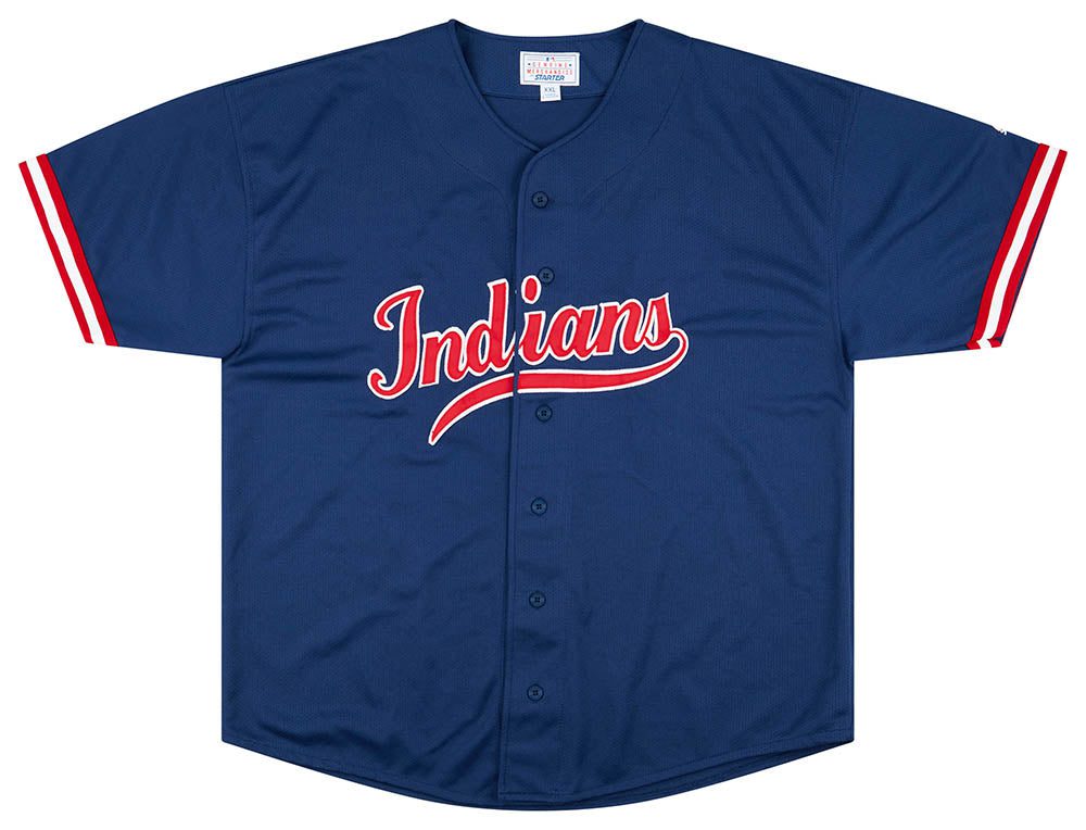 1990's CLEVELAND INDIANS STARTER JERSEY XXL 1 CAS 06 04 23 78