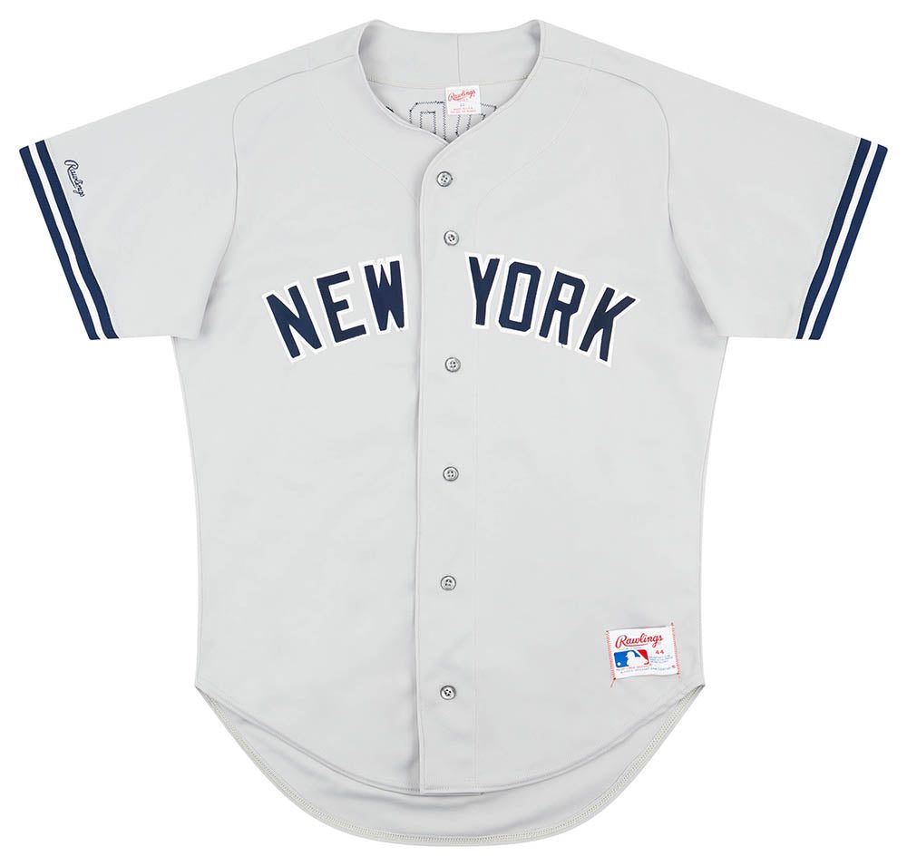 1990's NEW YORK YANKEES DIPPON #89 AUTHENTIC RAWLINGS JERSEY (AWAY) L 1 CAS 06 04 23 91