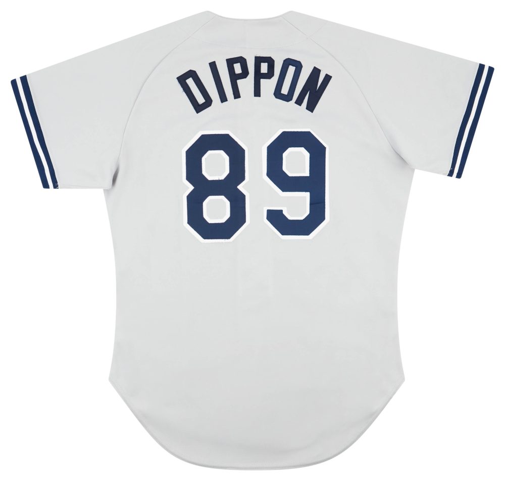 1990's NEW YORK YANKEES DIPPON #89 AUTHENTIC RAWLINGS JERSEY (AWAY) L 2 CAS 06 04 23 92