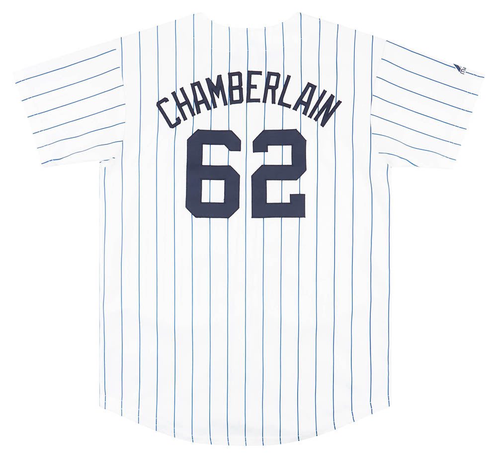 2009-13 NEW YORK YANKEES CHAMBERLAIN #62 MAJESTIC JERSEY (HOME) Y 2 CAS 06 04 23 94