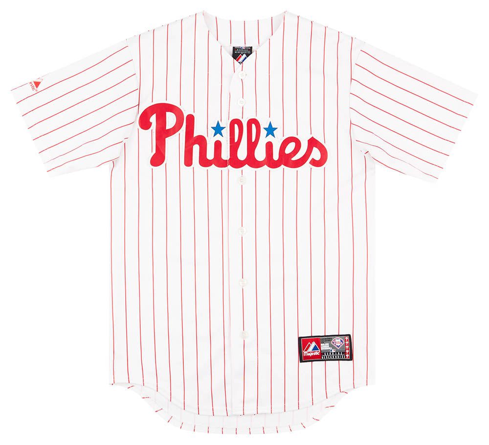 2010-13 PHILADELPHIA PHILLIES HALLADAY #34 MAJESTIC JERSEY (HOME) S 1 CAS 06 04 23 97