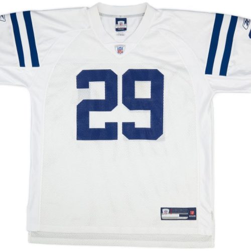 2007 INDIANAPOLIS COLTS ADDAI #29 REEBOK ON FIELD JERSEY (AWAY) XL