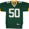 2007 GREEN BAY PACKERS HAWK #50 REEBOK ON FIELD JERSEY (HOME) S 5 CAS 10 08 23UnListed 13