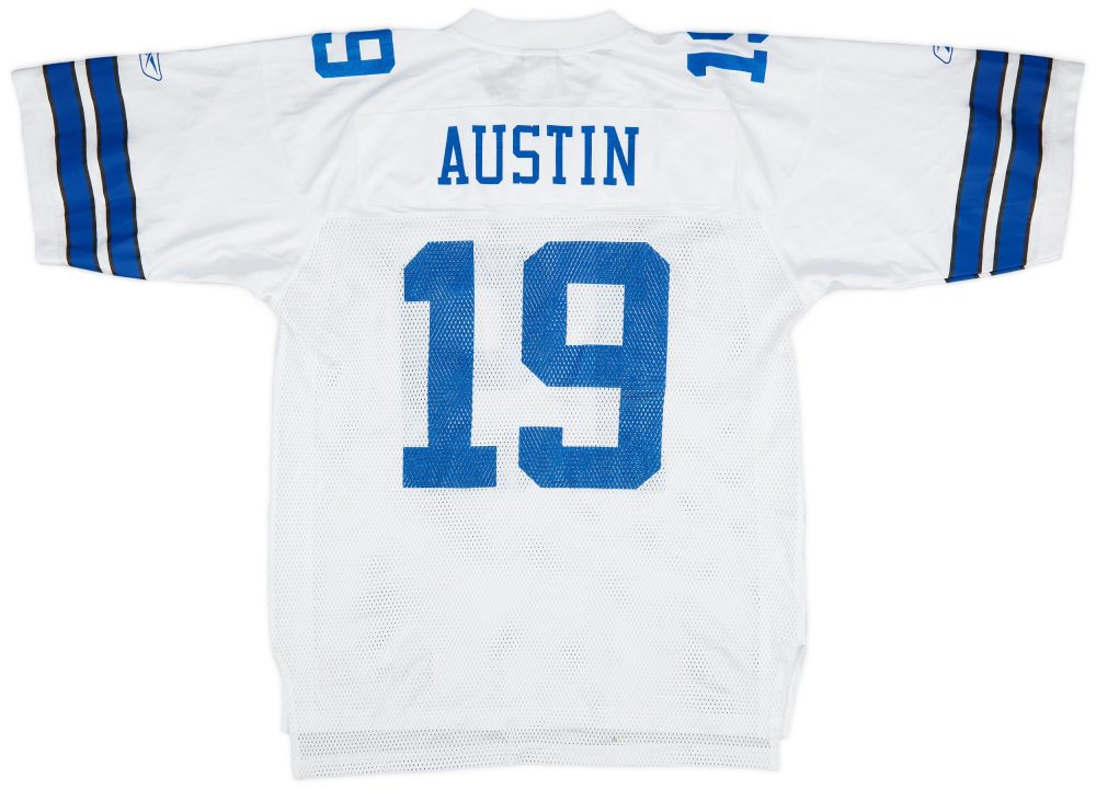 2007 DALLAS COWBOYS AUSTIN #19 REEBOK ON FIELD JERSEY (AWAY) L 2 CAS 10 08 23UnListed 23