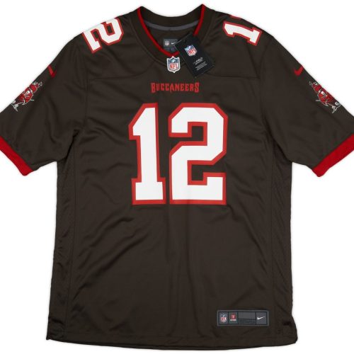 2020-22 TAMPA BAY BUCCANEERS BRADY #12 NIKE GAME JERSEY (ALTERNATE) L - W/TAGS