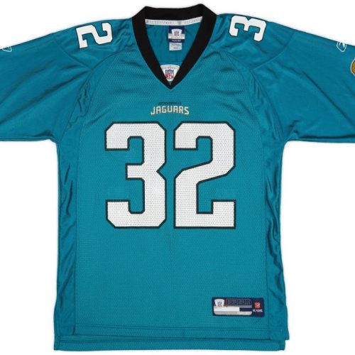 2007 JACKSONVILLE JAGUARS JONES-DREW #32 REEBOK ON FIELD JERSEY (HOME) M