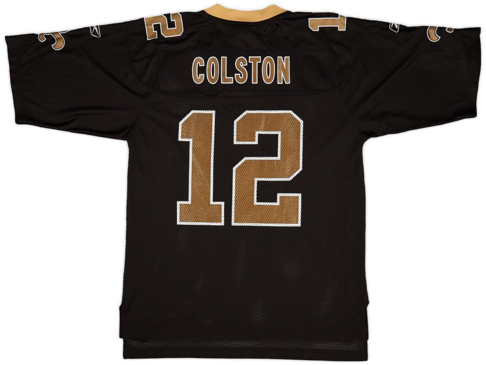 2006 NEW ORLEANS SAINTS COLSTON #12 REEBOK ON FIELD JERSEY (HOME) M 2 CAS 10 08 23UnListed 8
