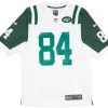 2012-18 NEW YORK JETS WALSH #84 NIKE GAME JERSEY (AWAY) S 5 CAS 14 09 23 132