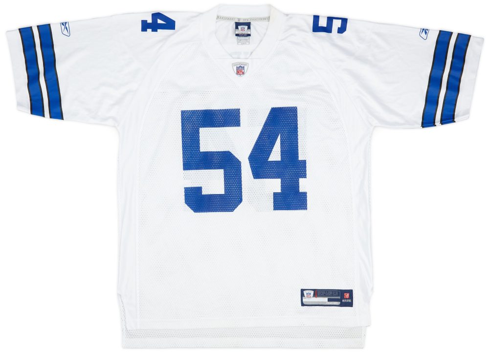 2007 DALLAS COWBOYS SIR #54 REEBOK ON FIELD JERSEY (AWAY) XL 1 CAS 14 09 23 165
