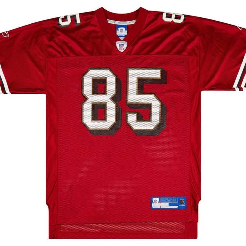 2006 SAN FRANCISCO 49ERS V. DAVIS #85 REEBOK ON FIELD JERSEY (HOME) L