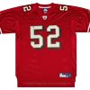 2007 SAN FRANCISCO 49ERS WILLIS #52 REEBOK ON FIELD JERSEY (HOME) XL 5 CAS 16 06 23 36