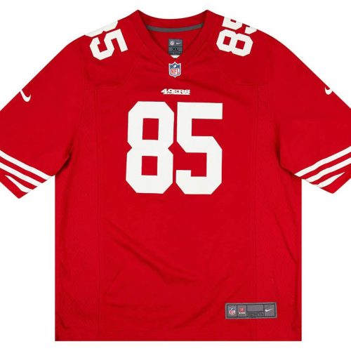 2012-15 SAN FRANCISCO 49ERS DAVIS #85 NIKE GAME JERSEY (HOME) XL