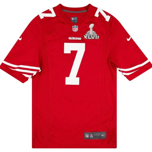 2013 SAN FRANCISCO 49ERS KAEPERNICK #7 NIKE GAME JERSEY (HOME) S