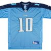 2006 TENNESSEE TITANS YOUNG #10 REEBOK ON FIELD JERSEY (ALTERNATE) XL 4 CAS 16 06 23 63