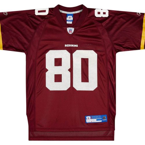 2003 WASHINGTON REDSKINS COLES #80 REEBOK ON FIELD JERSEY (ALTERNATE) M