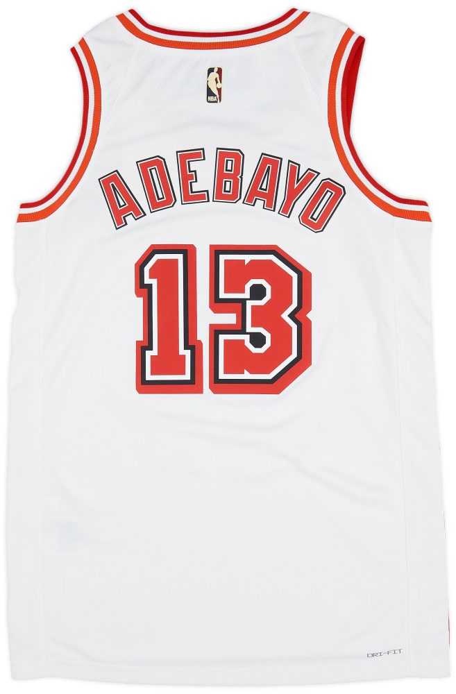 2022-23 MIAMI HEAT ADEBAYO #13 NIKE SWINGMAN JERSEY (ALTERNATE) M - W/TAGS 2 CAS 17 08 23 100
