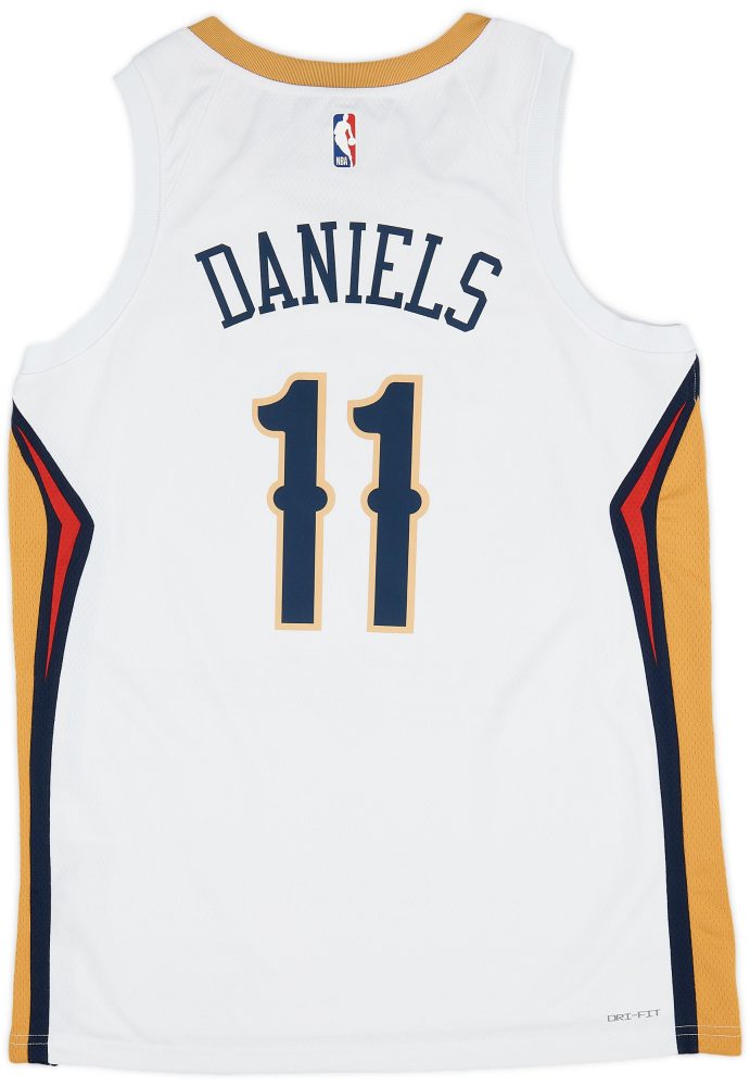 2022-23 NEW ORLEANS PELICANS DANIELS #11 NIKE SWINGMAN JERSEY (HOME) L - W/TAGS 2 CAS 17 08 23 104