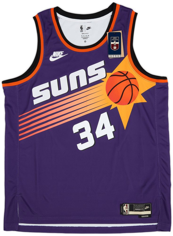 2022-23 PHOENIX SUNS BARKLEY #34 NIKE SWINGMAN JERSEY (ALTERNATE) XL - W/TAGS 1 CAS 17 08 23 109