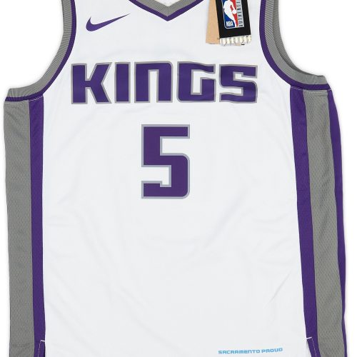 2017-23 SACRAMENTO KINGS FOX #5 NIKE SWINGMAN JERSEY (HOME) M - W/TAGS