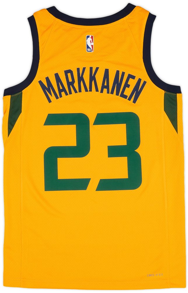 2022 UTAH JAZZ MARKKANEN #23 NIKE SWINGMAN JERSEY (ALTERNATE) S - W/TAGS 2 CAS 17 08 23 114