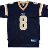 2010 ST. LOUIS RAMS BRADFORD #8 REEBOK ON FIELD JERSEY (HOME) XL 4 CAS 17 08 23 68