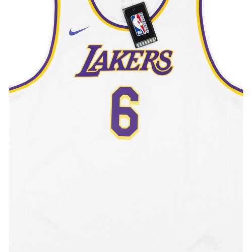 2021-23 LA LAKERS JAMES #6 NIKE SWINGMAN JERSEY (HOME) Y - W/TAGS