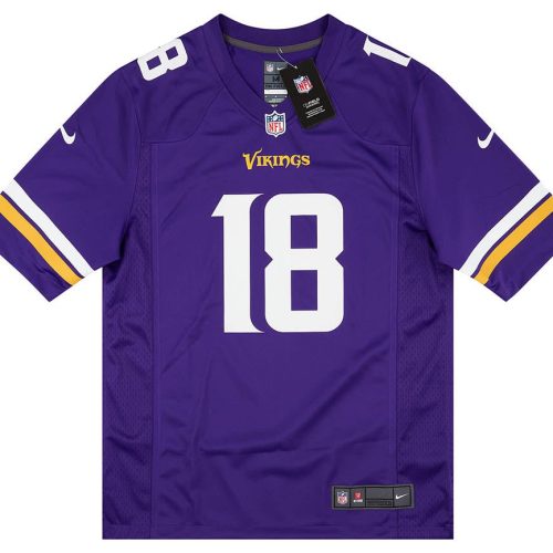 2020-23 MINNESOTA VIKINGS JEFFERSON #18 NIKE GAME JERSEY (HOME) M - W/TAGS