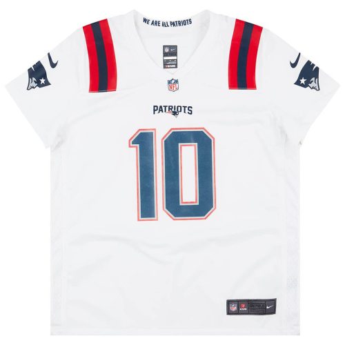 2021-22 NEW ENGLAND PATRIOTS JONES #10 NIKE GAME JERSEY (AWAY) WOMENS (XXL)