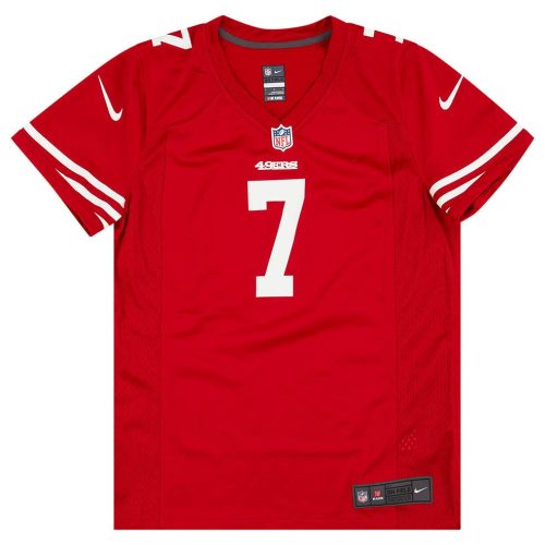 2012-16 SAN FRANCISCO 49ERS KAEPERNICK #7 NIKE GAME JERSEY (HOME) WOMENS (L)