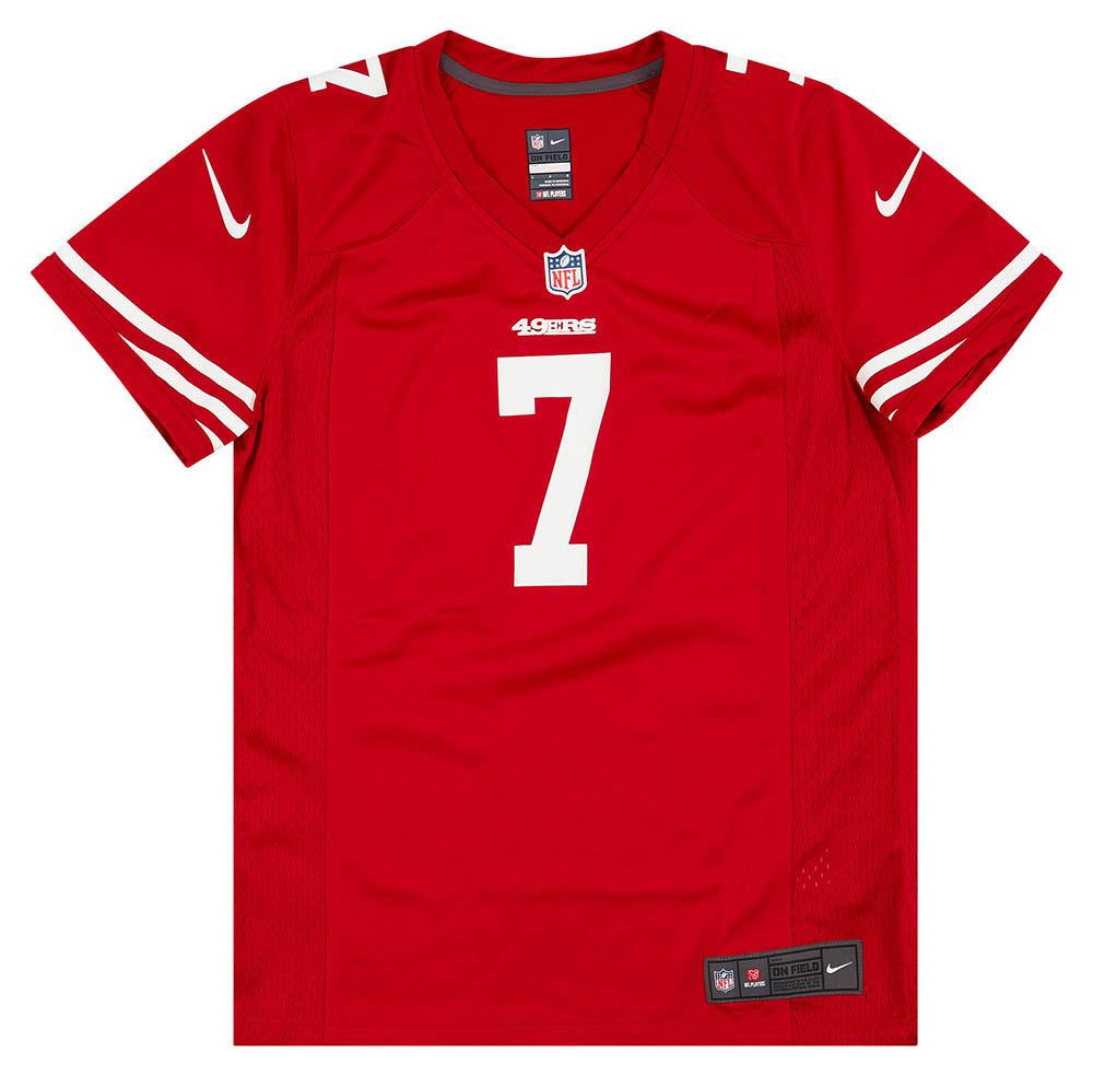 2012-16 SAN FRANCISCO 49ERS KAEPERNICK #7 NIKE GAME JERSEY (HOME) WOMENS (L) 1 CAS 18 04 23 33