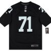 2013-16 OAKLAND RAIDERS WATSON #71 NIKE GAME JERSEY (HOME) M - W/TAGS 4 CAS 18 04 23 35