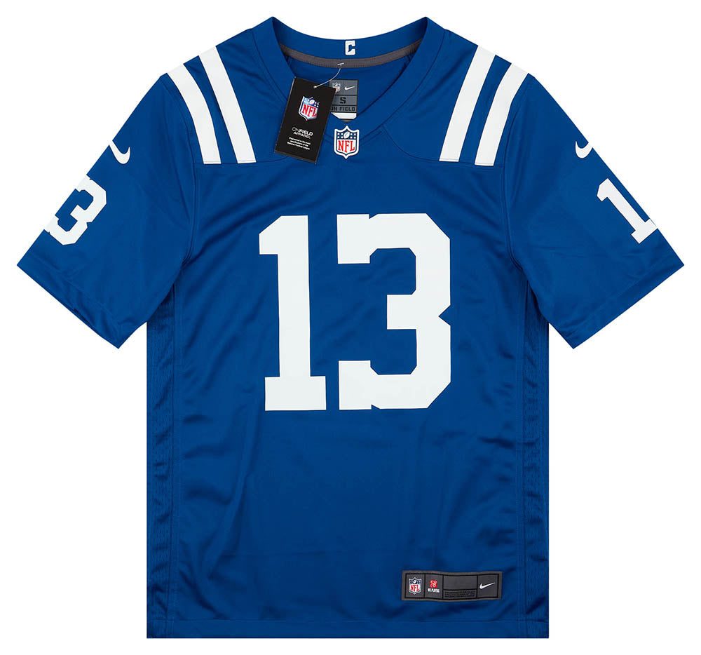 2018-21 INDIANAPOLIS COLTS HILTON #13 NIKE GAME JERSEY (HOME) S - W/TAGS 1 CAS 18 04 23 41