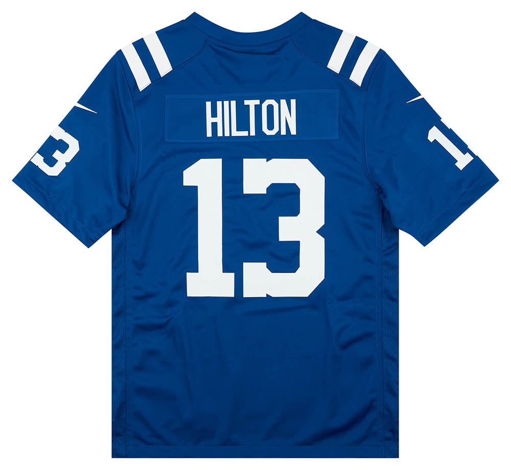 2018-21 INDIANAPOLIS COLTS HILTON #13 NIKE GAME JERSEY (HOME) S - W/TAGS 2 CAS 18 04 23 42