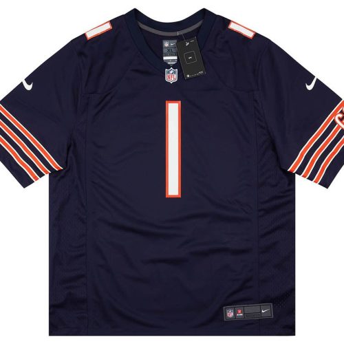 2021-23 CHICAGO BEARS FIELDS #1 NIKE GAME JERSEY (HOME) XL - W/TAGS
