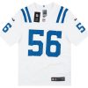 2018-22 INDIANAPOLIS COLTS NELSON #56 NIKE GAME JERSEY (AWAY) S - W/TAGS 5 CAS 18 04 23 45