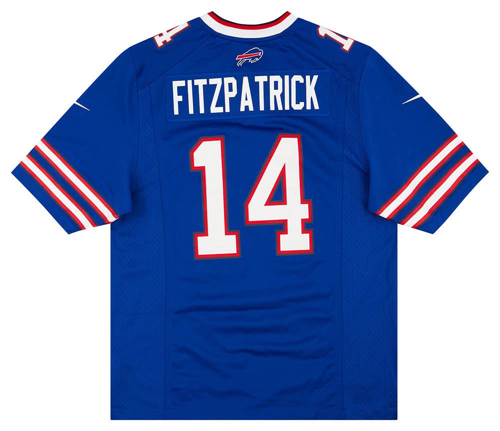 2012 BUFFALO BILLS FITZPATRICK #14 NIKE GAME JERSEY (HOME) M 2 CAS 18 04 23 50