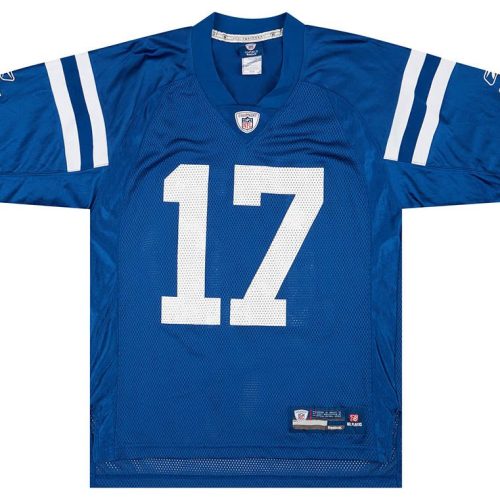 2009-11 INDIANAPOLIS COLTS COLLIE #17 REEBOK ON FIELD JERSEY (HOME) M