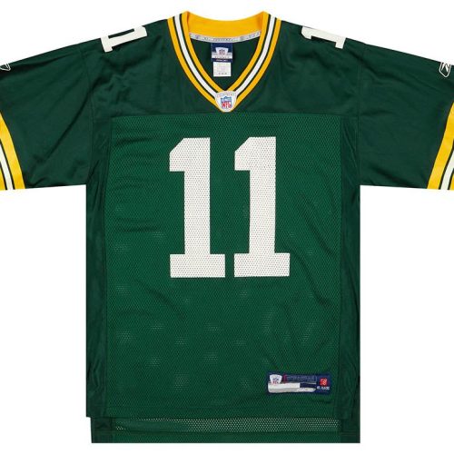 2008 GREEN BAY PACKERS BROHM #11 REEBOK ON FIELD JERSEY (HOME) M