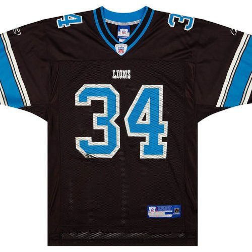 2008 DETROIT LIONS SMITH #34 REEBOK ON FIELD JERSEY (ALTERNATE) M