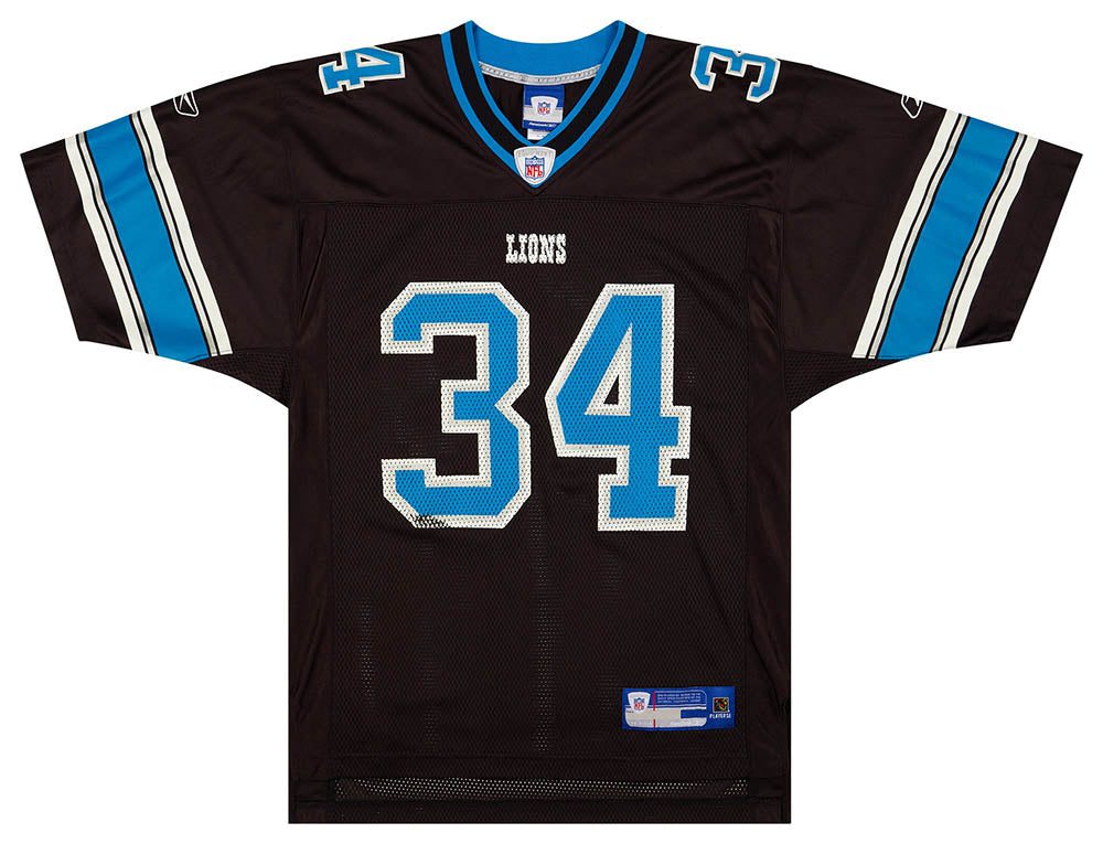 2008 DETROIT LIONS SMITH #34 REEBOK ON FIELD JERSEY (ALTERNATE) M 1 CAS 18 04 23 55