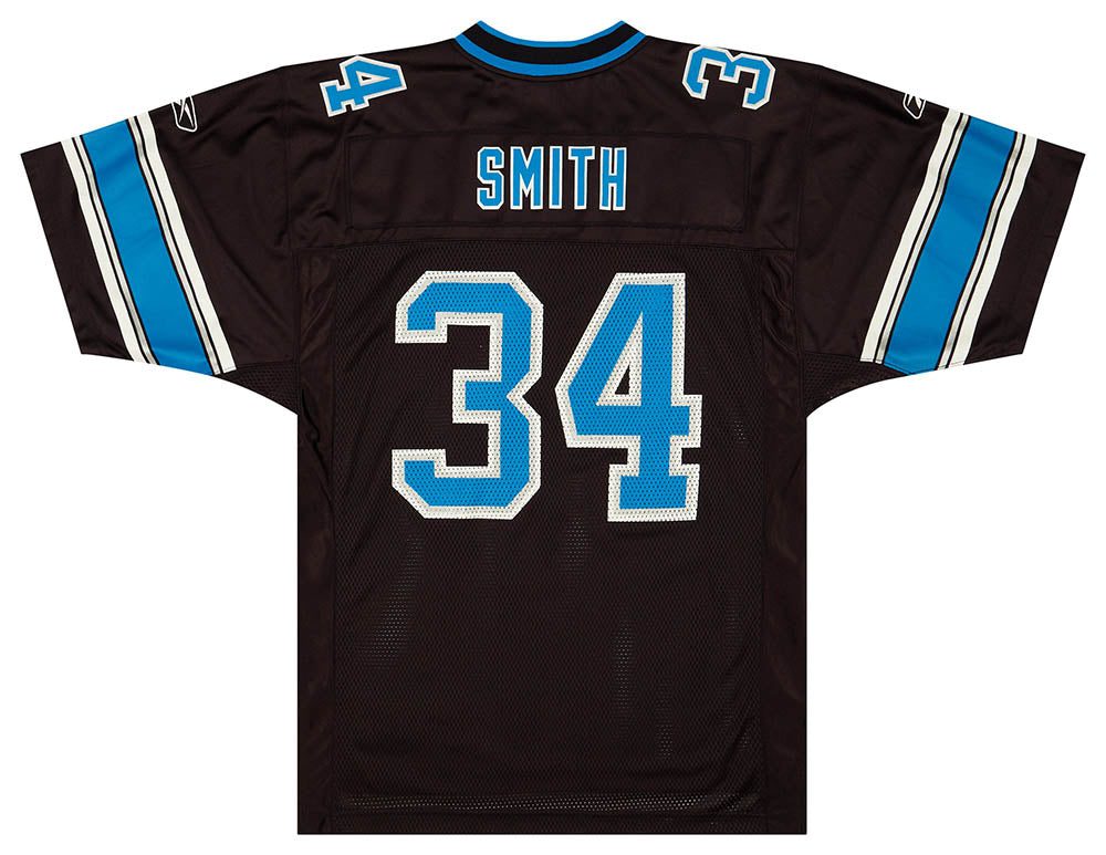 2008 DETROIT LIONS SMITH #34 REEBOK ON FIELD JERSEY (ALTERNATE) M 2 CAS 18 04 23 56