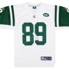 2008-10 NEW YORK JETS COTCHERY #89 REEBOK ON FIELD JERSEY (AWAY) S 4 CAS 18 04 23 57