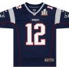2017 NEW ENGLAND PATRIOTS BRADY #12 NIKE GAME JERSEY (HOME) Y 4 CAS 18 04 23 65