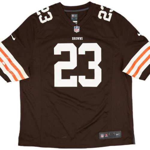 2012-14 CLEVELAND BROWNS HADEN #23 NIKE GAME JERSEY (HOME) XL
