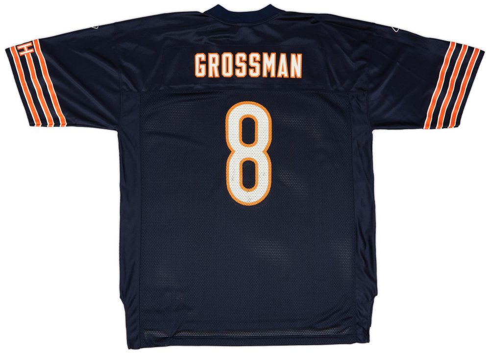 2005-06 CHICAGO BEARS GROSSMAN #8 REEBOK ON FIELD JERSEY (HOME) XL 2 CAS 22 02 24 122