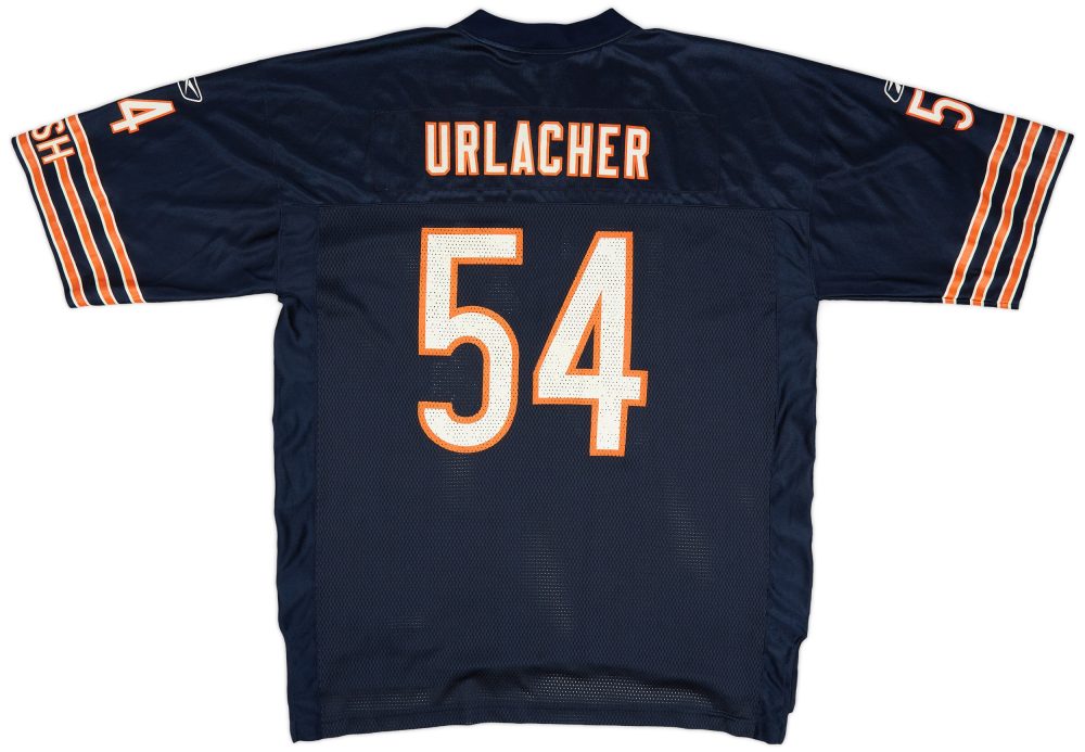 2005-06 CHICAGO BEARS URLACHER #54 REEBOK ON FIELD JERSEY (HOME) XL 2 CAS 22 02 24 124