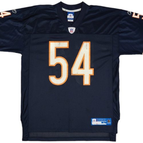 2005-06 CHICAGO BEARS URLACHER #54 REEBOK ON FIELD JERSEY (HOME) L